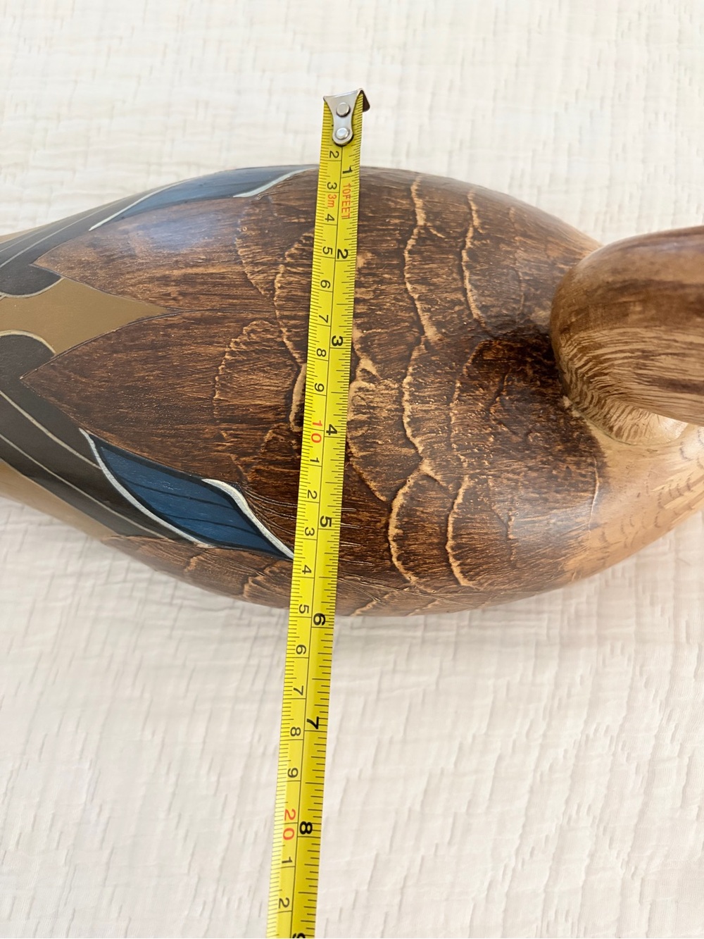 Handcrafted Wildfowler Decoys Mallard Duck decoy hand painted wood- Home Accents - Picture 10 of 11
